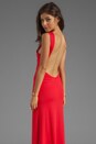 view 1 of 5 Open Back Maxi Dress in Red