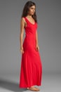 view 3 of 5 Open Back Maxi Dress in Red