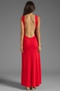 view 4 of 5 Open Back Maxi Dress in Red