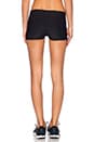 view 3 of 3 Fit Silhouette Yoga Short in Black