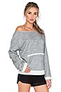 view 2 of 4 OPEN BACK スウェットシャツ in Grey