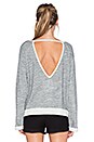 view 3 of 4 OPEN BACK スウェットシャツ in Grey