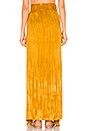 view 3 of 4 Grace Wrap Skirt in Golden Goddess