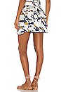 view 3 of 4 Hailee Tiered Mini Skirt in Cream Animal