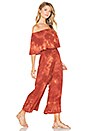 view 1 of 3 Pandora Ruffle Jumpsuit in Coral Bay