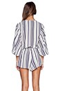 view 3 of 4 Wild & Free Romper in Navy Stripe