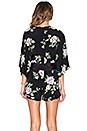 view 3 of 4 Geisha Romper in Midnight's Dream Floral