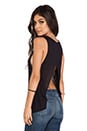 view 1 of 5 Mystic Open Back Tank in Black