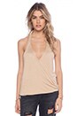 view 1 of 3 Cowl Back Hayley Halter Top in Nude