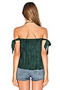 view 3 of 4 Of the Shoulder Top in Emerald Coast