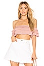 view 1 of 4 Lola Off the Shoulder Top in Nude Rose