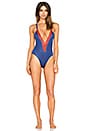 view 1 of 3 Paradise One Piece Swimsuit in Pacific