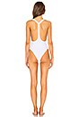 view 3 of 4 Plunging Racerback One Piece in White