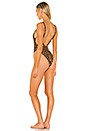 view 3 of 3 Farrah One Piece in Spotted Cheetah
