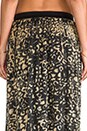 view 6 of 7 High Waisted Double Slit Skirt in Leopard