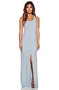 view 1 of 3 Cross Back Maxi Dress in Lake Blue