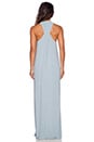 view 3 of 3 Cross Back Maxi Dress in Lake Blue