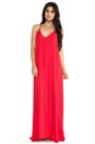 view 1 of 4 Trapeze Maxi Dress in Rouge