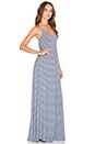 view 2 of 3 Low Back Maxi Dress in Quito Stripe