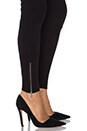 view 4 of 4 Size Zip Legging in Black
