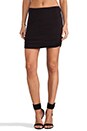 view 1 of 6 Shirred Mini Skirt in Black
