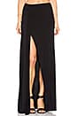 view 1 of 3 Front Slit Maxi Skirt in Black