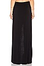 view 3 of 3 Front Slit Maxi Skirt in Black