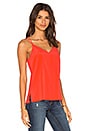 view 1 of 3 Cross Back Spaghetti Cami in Coral Reef