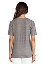 view 3 of 4 CAMISETA CUELLO PICO in Charcoal Grey