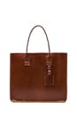 view 1 of 4 No. 235 Leather Tote in Tan