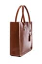 view 3 of 4 No. 235 Leather Tote in Tan
