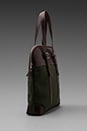 view 3 of 6 Padded Laptop Flight Bag in Olive/Brown in Olive & Brown