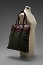 view 6 of 6 Padded Laptop Flight Bag in Olive/Brown in Olive & Brown
