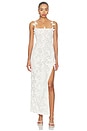 view 1 of 4 ROBE MACRAME LACE in White Pearl