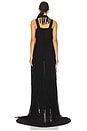 view 3 of 3 Embroidered Georgette Dress in Black