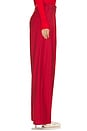view 3 of 6 Twill Wide Leg in Lipstick Red