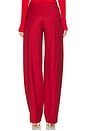 view 4 of 6 Twill Wide Leg in Lipstick Red