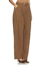 view 2 of 6 PANTALÓN CANVAS in Toffee Brown