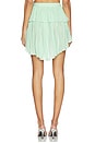 view 4 of 6 JUPE GEORGETTE PLISSE in Green Lily