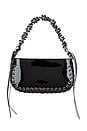 view 2 of 6 PATENT LEATHER 백 in Black