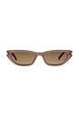 view 1 of 3 The Watson Sunglasses in Taupe & Brown