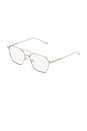 view 2 of 3 The Pfeiffer Optical Eyeglasses in Gold & Blue Light