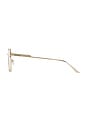 view 3 of 3 The Pfeiffer Optical Eyeglasses in Gold & Blue Light