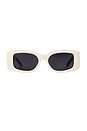 view 1 of 3 Margot Sunglasses in Black & Ivory