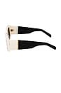 view 3 of 3 Margot Sunglasses in Black & Ivory