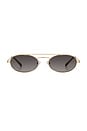view 1 of 3 Winnie Sunglasses in Gold & Iris Fade