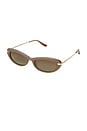 view 2 of 3 Rae Sunglasses in Taupe & Brown