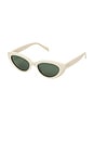 view 2 of 3 Sweeney Sunglasses in Ivory & Green