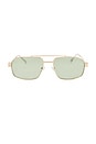 view 1 of 3 The Heidi Sunglasses in Gold & Olive