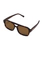 view 2 of 3 THE DEL RAY 선글라스 in Havana & Tort Chocolate